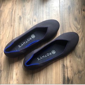 Dark Grey Rothys Flats Size 7 NWOT
